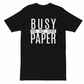 Busy On My Own Paper T-Shirt Black
