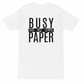 Busy On My Own Paper T-Shirt White